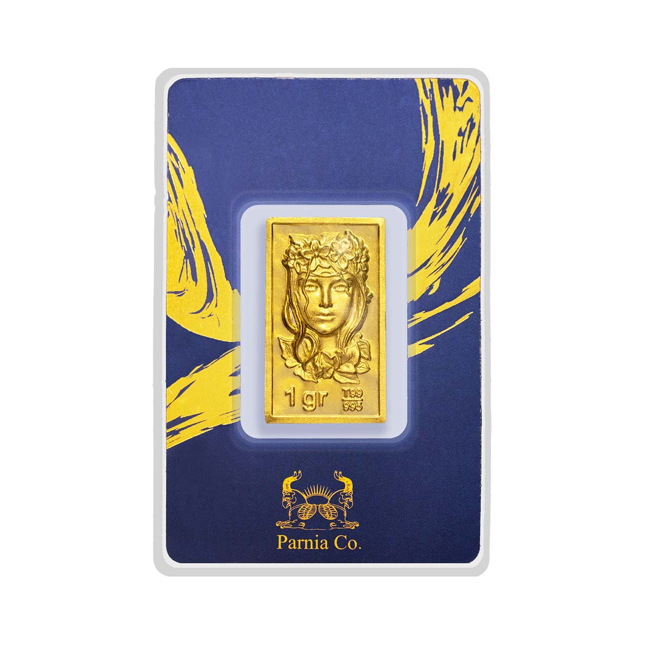 شمش طلا 1 گرمی ۲۴ عیار پرنیا